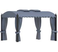 Pavillon durable avec rideaux 3 x 4 m Anthracite Acier - Pavillons & Tentes de réception Octo3974264 2parcel