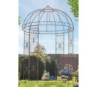 Pavillon en métal "Romance" en optique antique, Ø 2 m, pavillon de jardin vintage, pavillon pour roses, pergola, pavillon pour plantes grimpantes