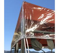 Pavillon Housse de protection 2x2m Imperméable Transparent