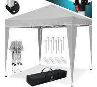 Pavillon KESSER® 3 x 3 m | imperméable | sac de transport à roulettes inclus | système d'encliquetage pop-up | protection UV 50+ | pavillon pliable | tente de jardin | tente de réception | renforts mé