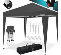 Pavillon KESSER® 3 x 3 m | imperméable | sac de transport à roulettes inclus | système d'encliquetage pop-up | protection UV 50+ | pavillon pliable | tente de jardin | tente de réception | renforts mé