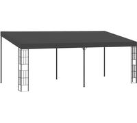 vidaXL Pavillon mural 3x6 m Anthracite Tissu