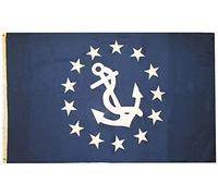 Pavillon Nautique US Yacht Club Commodore Navy Drapeau personnalisé