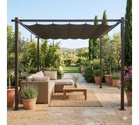 Pavillon Pavillon de jardin 3x4m anthracite Luxor Light protection UV imperméable abri solaire pour terrasse jardin