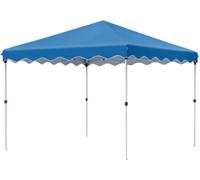 Pavillon pop-up Valora Gazebo – 3 x 3 m – Imperméable et protection UV 50+ – Sacs de lestage et sac de transport inclus – Bleu – Pour le jardin, la terrasse et les événements en plein air