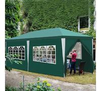 Pavillon tente de jardin - Pavillon de jardin étanche avec Easy-Klett, protection parfaite par tous les temps Vert 3x6m