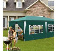 Pavillon tente de jardin - Tente de réception robuste de haute qualité avec pergola Vert 3x6m