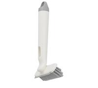 Pavim Nettoyant pour joints de salle de bain - Brosse à joints en ABS rotative à 360 ° - Balai multifonction à poils durs - Outil de nettoyage des détails - Brosse pour douche, WC, cuisine