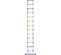 Echelle télescopique en aluminium, 12 barreaux