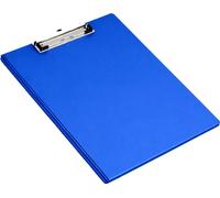 pavo 8013708 pavo Porte-documents à pince, avec pochette plastique, format A4, bleu