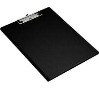 pavo 8013722 pavo Porte-documents à pince, avec pochette plastique, format A4, noir
