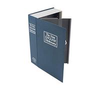 Pavo 8032105 buchsafe 23,5 x 15,5 x 5,5 cm (noir/bleu)
