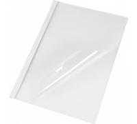 pavo 8036004 pavo Classeur à reliure thermique, brillant, format A4, 12 mm, blanc