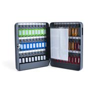 Pavo Armoire à clés - 54 clés - Coffret gris foncé