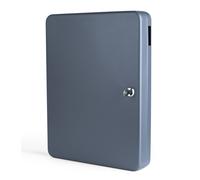 Pavo Armoire à clés capacité 70 clés - Coffret gris foncé