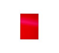 Pavo Boîte de 100 Couvertures de reliure carton glacé brillante 250 g A4 Rouge