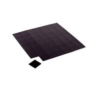Pavo Carré Magnétique Adhésif, 14mm x 14mm, 80g/cm², Noir, Lot de 49