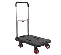 Pavo - Chariot Plateforme Pliable, Chariot en Aluminium Léger avec Roues Antidérapantes et Capacité de 137 kg - 8055890