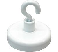Pavo - Crochets magnétiques jusqu'à 10 kg - diamètre : 36 mm - lot de 2 - blanc