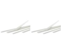 Pavo - Lot de 50 Baguettes à reliure 3 mm Transparent, capacité 3-25 feuilles