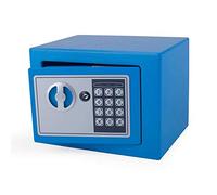 pavo Mini coffre-fort, avec serrure électronique, bleu