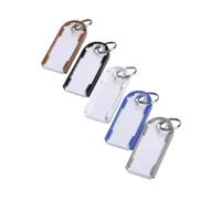 Pavo Porte-clés magnétique à étiquette - Couleurs assorties - Lot de 10