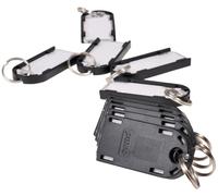 Pavo - Porte-clés pavo magnétique 50pcs noir