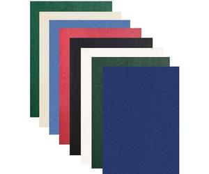 Pavo Pqt De 100 Plats De Couverture Grain Cuir 250g A4 Vert Forêt
