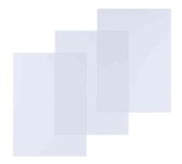 Pavo Pqt De 100 Plats De Couverture Reliure A3 Pvc 15/100eme Transparent