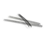 Pavo - Spirales de reliure métallique premium A4, 14,3 mm, 34 boucles, pas 3:1, capacité 101-125 feuilles, noir, lot de 100-8002252