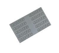 Pavoni Italia Moule en silicone pour décorations Circles 3 Cercle PR006 Pavons