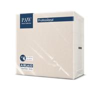 PAW - 50 Serviettes en Airlaid Aspect Tissu (40x40 cm) | Serviettes Jetables Haut de Gamme et Absorbantes | Idéales pour Mariages, Fêtes et Communions | Décoration de Table - Design Tissu Crème