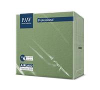 PAW - 50 Serviettes en Airlaid Aspect Tissu (40x40 cm) | Serviettes Jetables Haut de Gamme et Absorbantes | Idéales pour Mariages, Fêtes et Communions | Décoration de Table - Vert Uni