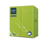 PAW - 50 Serviettes Porte-Couverts Soft Point (32x38 cm) | Dressage Rapide et Elegant | Pochette Couverts pour Restaurants, Hotels et Cafes | Serviettes Jetables | Unicolore Vert Anis