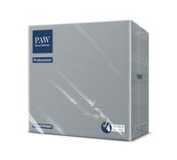 PAW Lot de 50 serviettes de table Soft Point (38 x 38 cm), douces et robustes, idéales pour un usage quotidien, les pubs et les cafés, gris uni