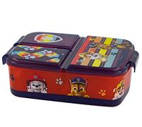 PAW Patrol Boîte à Repas pour Enfants avec 3 Compartiments - Bento Box en Plastique Multicolore avec Fermeture à Clic - 1 Pièce