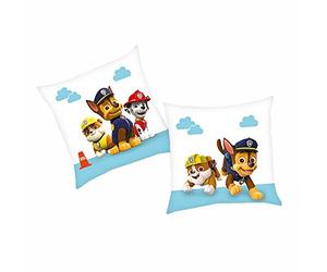 Paw Patrol Enfants Coussin Blanc 40 x 40 cm | Oreillers Décoratifs