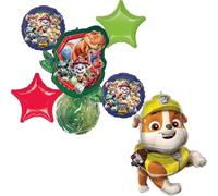Paw Patrol Lot de 7 ballons décoratifs pour fête d'anniversaire Motif dinosaure Rubble