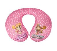 Paw Patrol Oreiller de Cou Pat'Patrouille pour Filles avec Les Personnages Skye et Liberty. Parfait pour Les Voyages. Très Confortable et Lavable, Rose Mod II