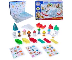 Paw Patrol - Pat Patrouille - Calendrier De l'Avent 2026 - Jouet Enfant | 24 Jouets Pat Patrouille - 10 Figurines De Chiots - 7 Véhicules D'hiver - 3 Planches Stickers - 4 Accessoires - Dès 3 Ans