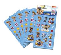 Paw Patrol Pup Power Lot de 6 autocollants bleus pour sac de fête | Produit sous licence officielle | Réutilisable sur des surfaces non poreuses | Parfait comme sac de fête ou cadeau de Noël | À