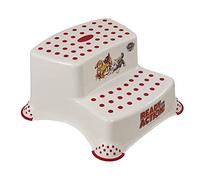 Paw Patrol - Tabouret / rehausseur à 2 niveaux pour enfants de 3 à 14 ans environ, fonction antidérapante, blanc