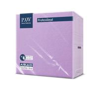 PAW - Serviette de Table Papier - Airlaid (40 x 40 cm) I 50 Pièces I Idéal pour Mariage, Baptême, Communion, Anniversaire I Serviettes en Tissu de Décoration de Table I Violette Monocolore