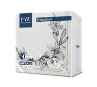 PAW - Serviette de Table Papier - Airlaid (40 x 40 cm) I 50 Pièces I Pour Funérailles, Repas de Condoléances, Enterrement, Adieu I Serviettes en Tissu de Décoration de Table I Lys Royal