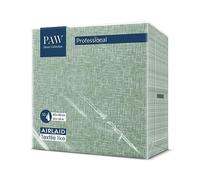 PAW Serviette de Table Papier - Airlaid (40 x 40 cm) I Nature, Structura, Vert I Décoration Anniversair, Mariage, Bapteme Garcon et Fille I Structure en Tissu I Color: Linen Structure Green