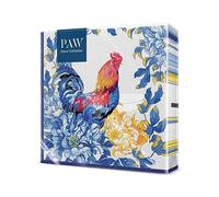 PAW - Serviette Papier 3 Plis (33 x 33 cm) I Lot de 20 I Idéal Pour les Journées Portes Ouvertes, Garden Parties, Fêtes de Famille, Fêtes Entre Amis, Pâques (Rustic Morning)