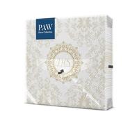 PAW - Serviette Papier 3 Plis (33 x 33 cm) I Lot de 20 I Parfait pour la Communion, la Confirmation, le Baptême I Idéal pour les Garçons & Filles I Décoration de Table - Ornement IHS