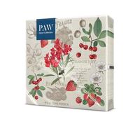 PAW - Serviette Papier 3 Plis (33 x 33 cm) I Lot de 20 I Parfait pour les Anniversaires, les Partys, les Mariages, la Kommunion et les Célébrations I Décoration de Table - Fruits d'été