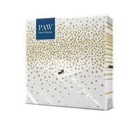 PAW Serviettes 33 x 33 cm, 20 pièces - Confettis Or