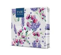 PAW Serviettes 33 x 33 cm, 20 pièces - Lavande Parfumée
